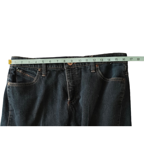 WRANGLER WOMEN'S DARK DYNASTY ULTIMATE RIDING Q-BABY JEANS  11/12x32 - Picture 6 of 7